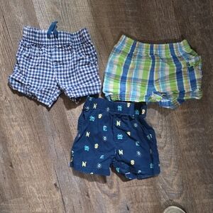 Child of Mine Kids Shorts Set - Blue, Green, Navy